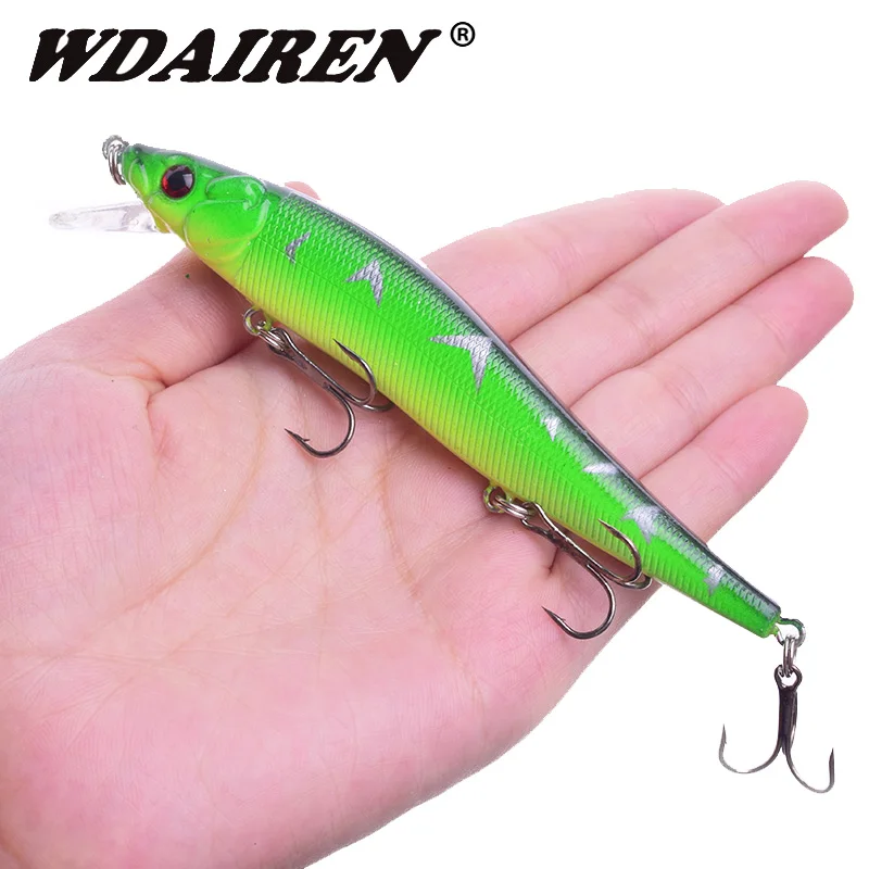 WDAIREN Fishing Lures 14g/22.5g Minnow Lure 5 Color Select High Quality Hard Bait Crankbait Wobbler Fishing Tackle Wholesale