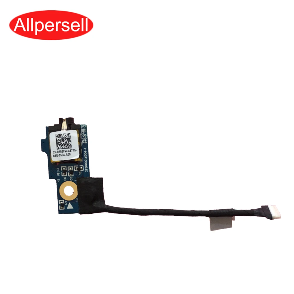 

Laptop audio board for Dell Latitude 13 3380 chromebook headphone jack board AUD BD Cable 0153FW