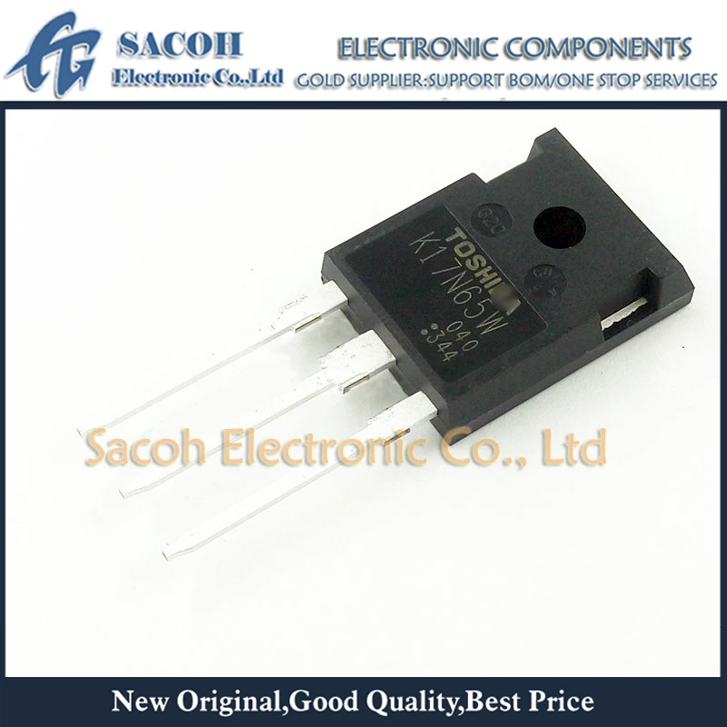 

10Pcs TK17N65W K17N65W TO-247 17.3A 650V Silicon N-Channel MOS Transistor