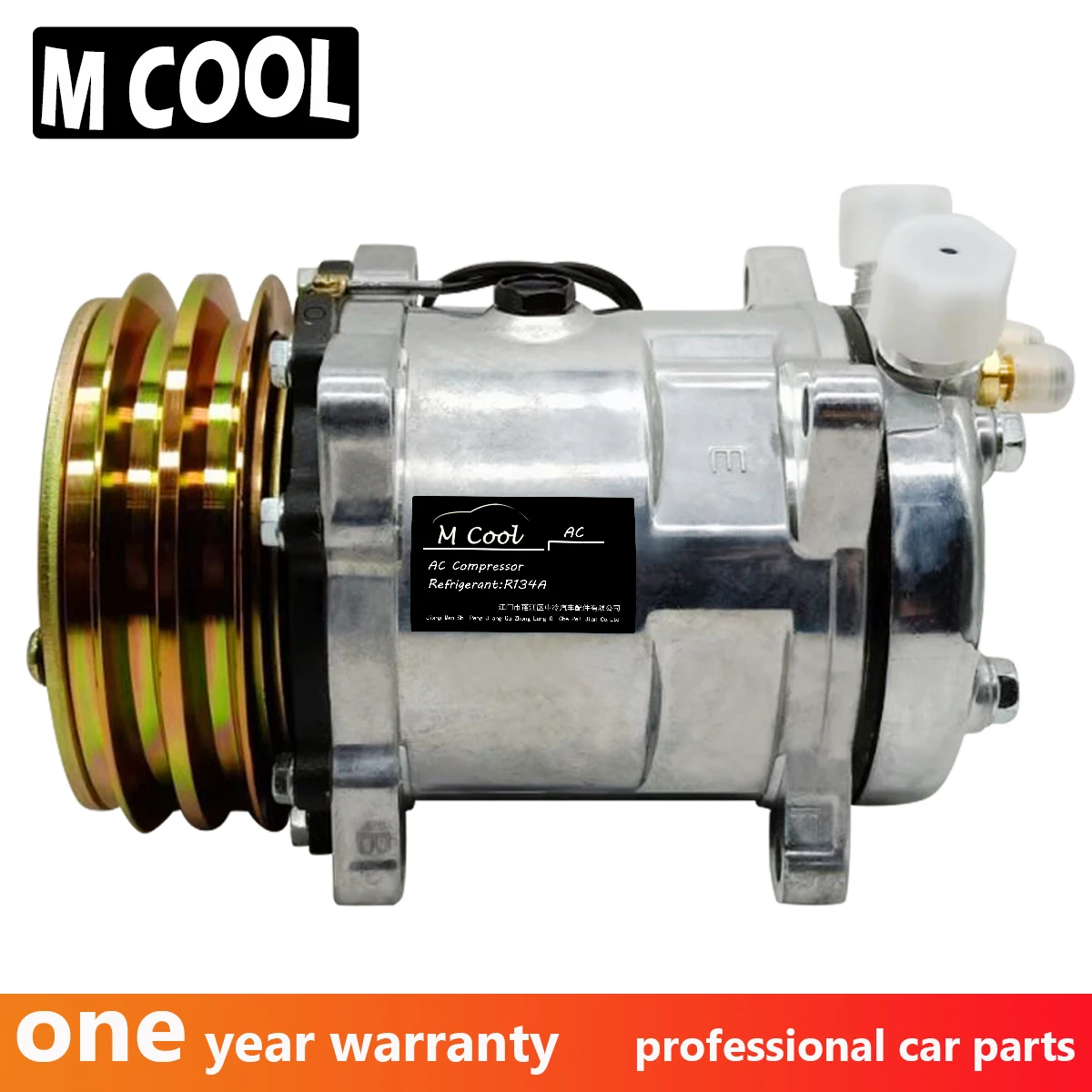 BRAND NEW AC Air Conditioning Compressor 505 5H09 12V 24V Belt Pulley Tractor Excavator Heavy Duty Truck Universal AC Compressor