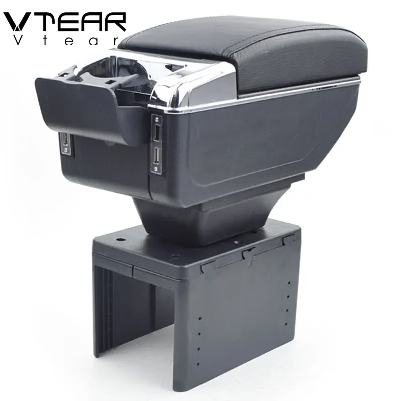 Vtear For Chevrolet Lacetti Armrest Interior Center Console Storage Box Arm Rest Car-styling Decoration Accessories Organizer