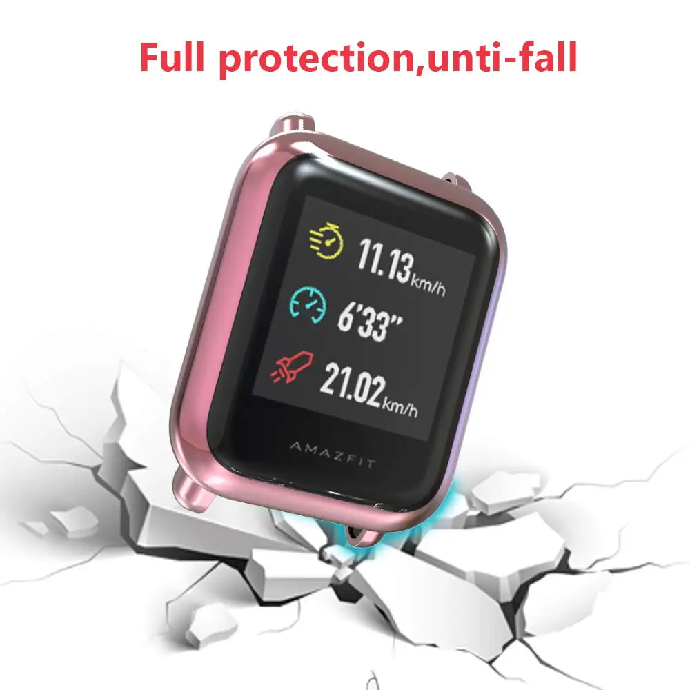 واقي شاشة لـ Xiaomi Amazfit Bip u pro pop pro ، حافظة واقية للساعة Huami Amazfit Bip U Pro S lite
