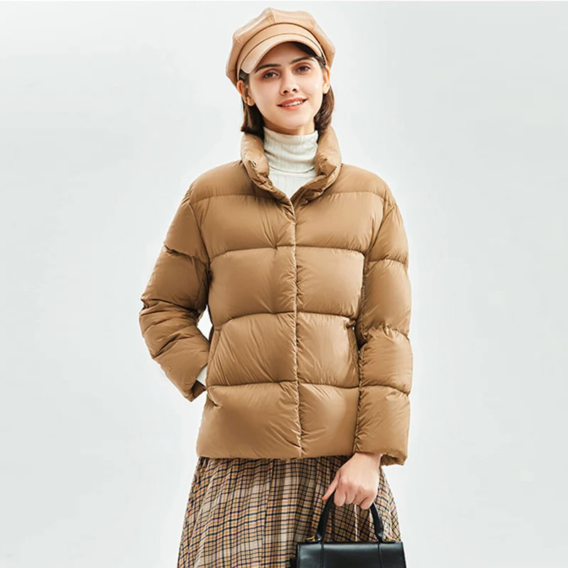 SEDUTMO Winter Duck Down Coat Women Thick Fashion Oversize Warm Jackets Autumn Casual Slim Short Parkas ED1341