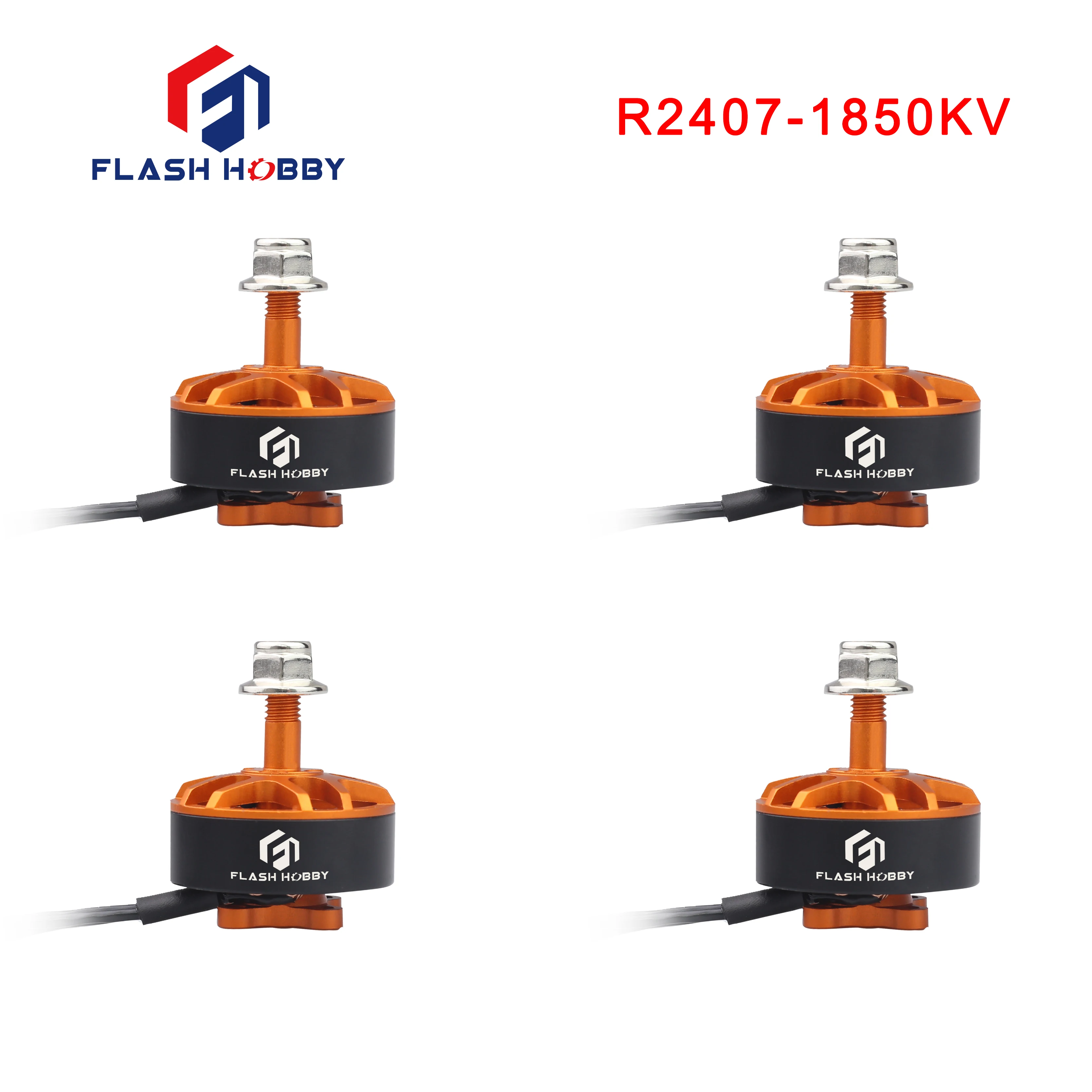 FLASHHOBBY 2407 1800KV 3-6S RC Brushless Motor  Parts Accessories