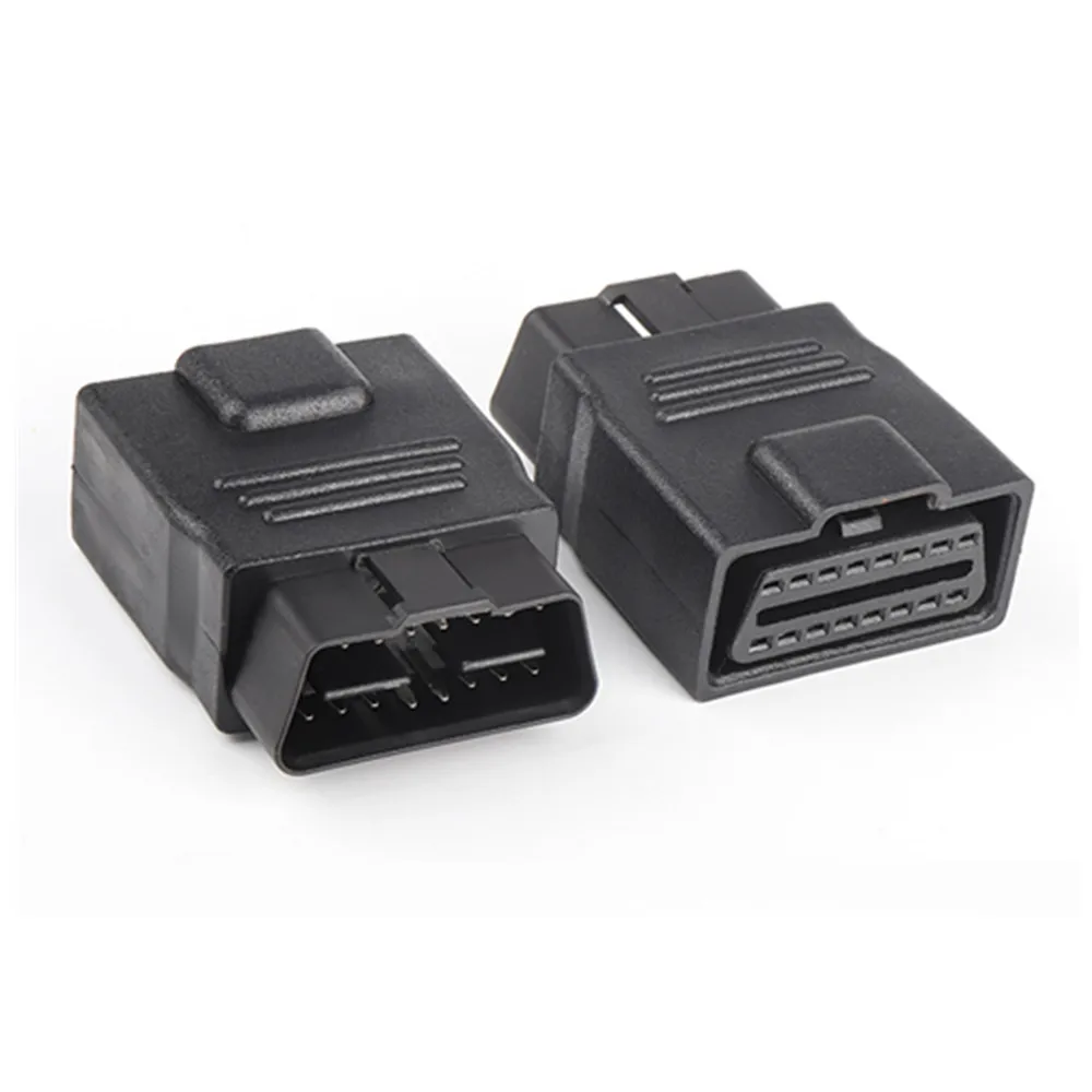 Male to Female 16pin Plug Suitable for ELM327 OBD2 Car Tester Adapter OBD 2 Socket Car Factory Reduce Loss Extension Plug