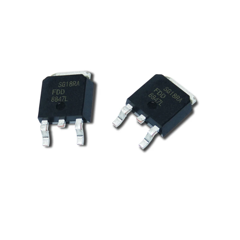10PCS/LOT FDD8447L FDD8447 8447L 40V 50A 8447 TO-252 TO252 MOS FET New and Original IC Chipset MOSFET-N