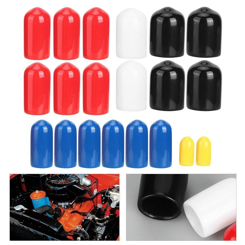 20pcs Car Carburetor Vacuum Rubber Cover Plug Kit Intake Tube Vacuum Tube Cover High Quality Vacuum Wire Cap Accessories