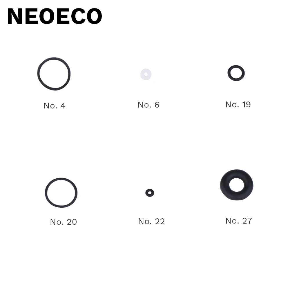5 teile/paket Dichtung Ring O-ringe für NCT-130 Serie Airbrush Zubehör Backup Teile für NEOECO NCT-130 NCT-131 NCT-190 Airbrush – Detail 1