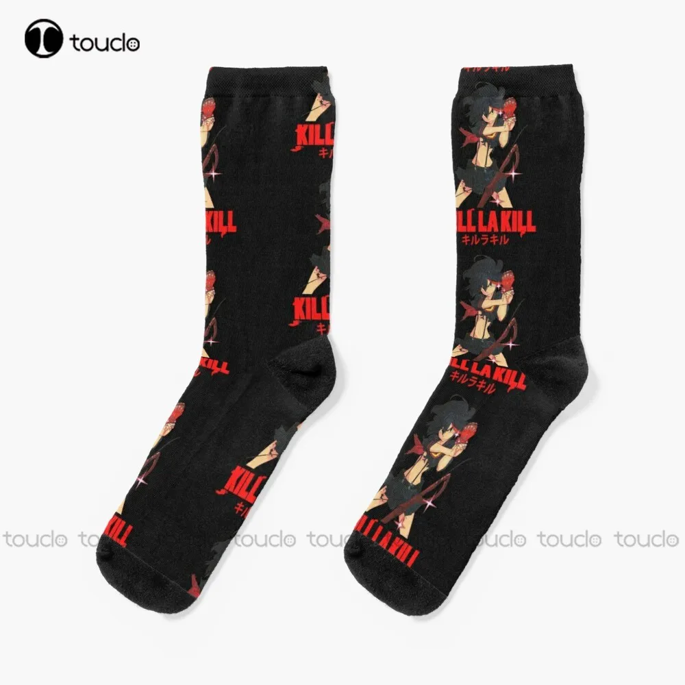 Ryuko Matoi kill la kill anime manga ryuko Socks baseball socks Personalized Custom Unisex Adult Teen youth Socks Fashion new