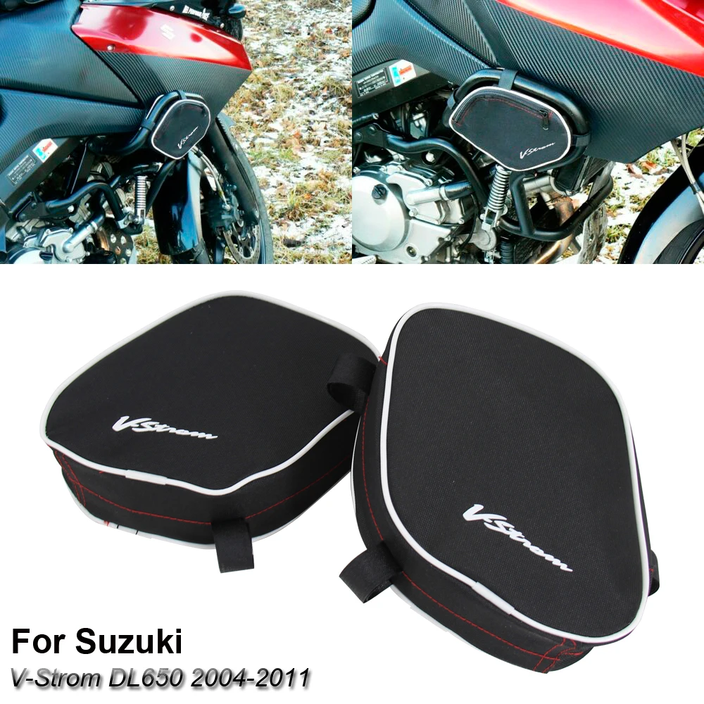 For Suzuki V-Strom DL650 2004-2011 For Givi For Kappa Package Toolbox Repair Tool Motorcycle Bag Placement For Frame VStrom 650