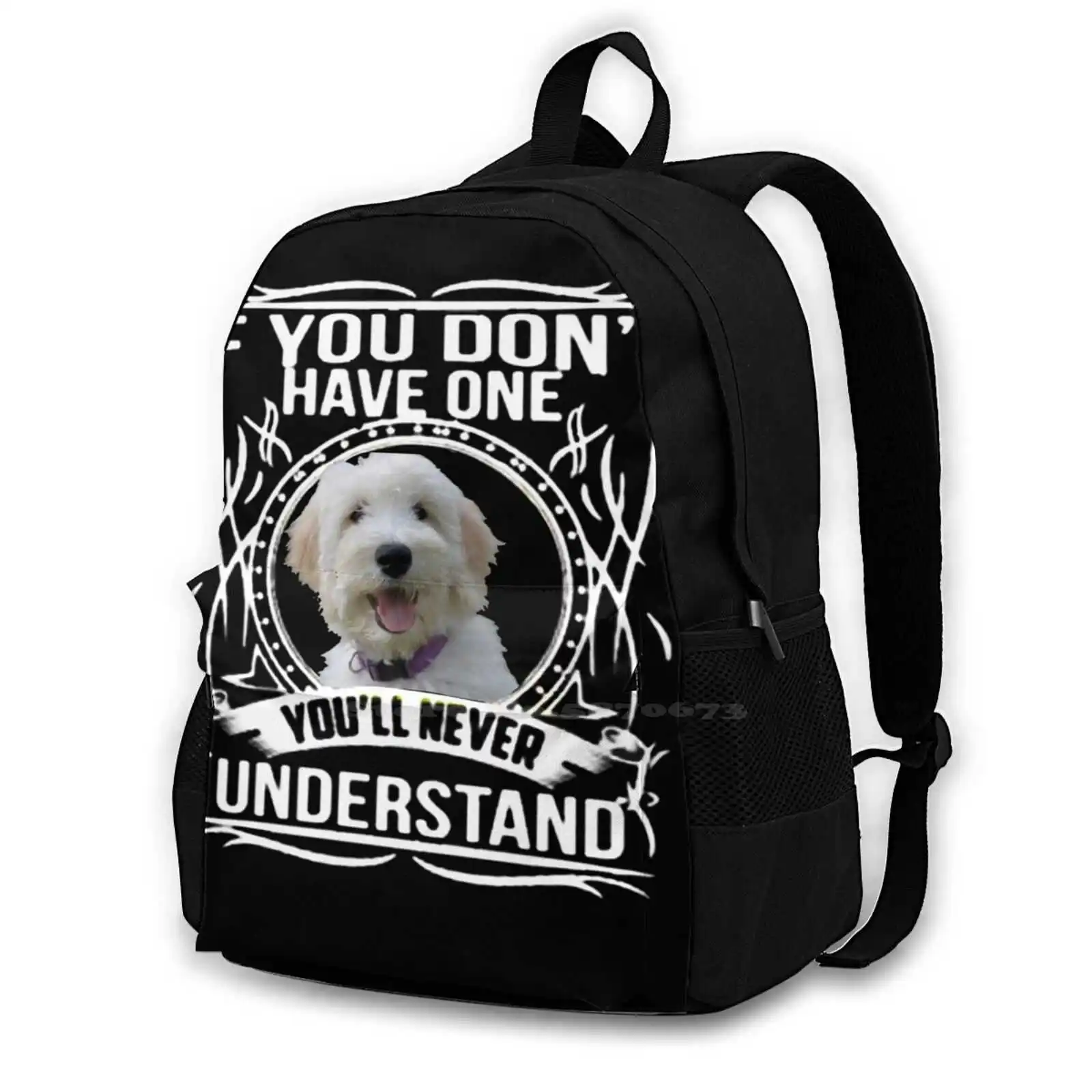 

- Gift For Lovers Dog Breed Hot Sale Schoolbag Backpack Fashion Bags Mom Dad