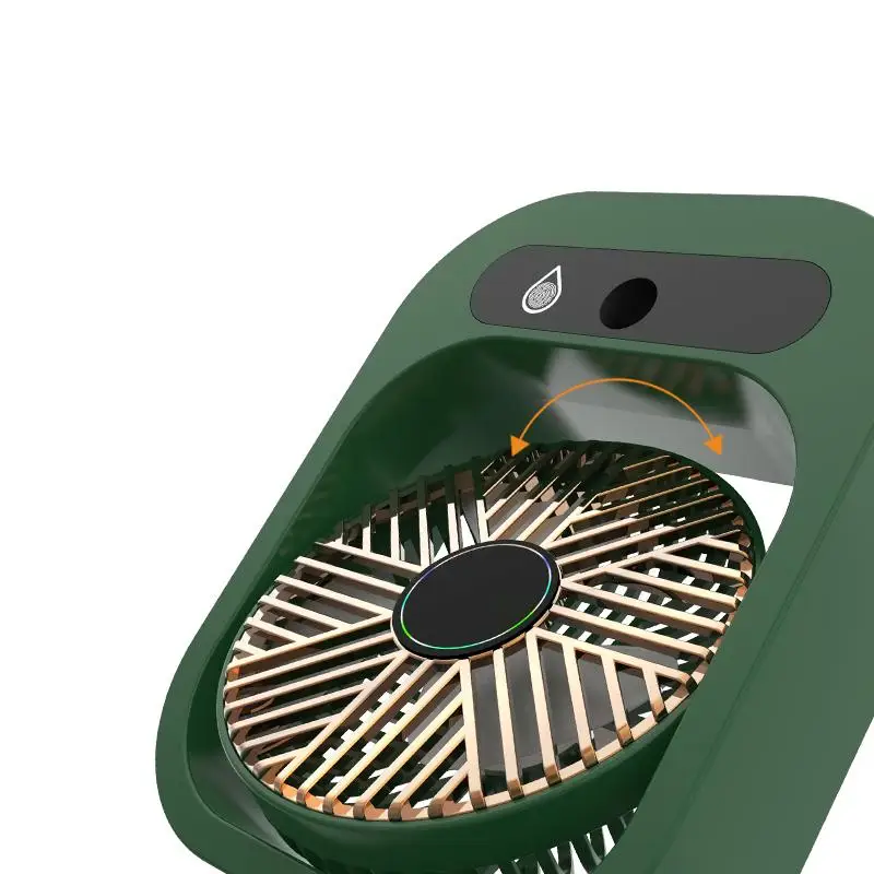 مبرد الهواء مروحة سطح المكتب أوسب مصباح ليد مروحة مكيف الهواء تنقية الترطيب 1200 Mah المحمولة المياه المبردة مروحة تبريد الهواء