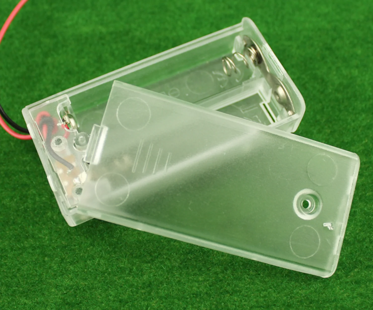 4 sizes Transparent Battery Box Battery No.5 with Switch and Wire Environmental Model Tool Parts