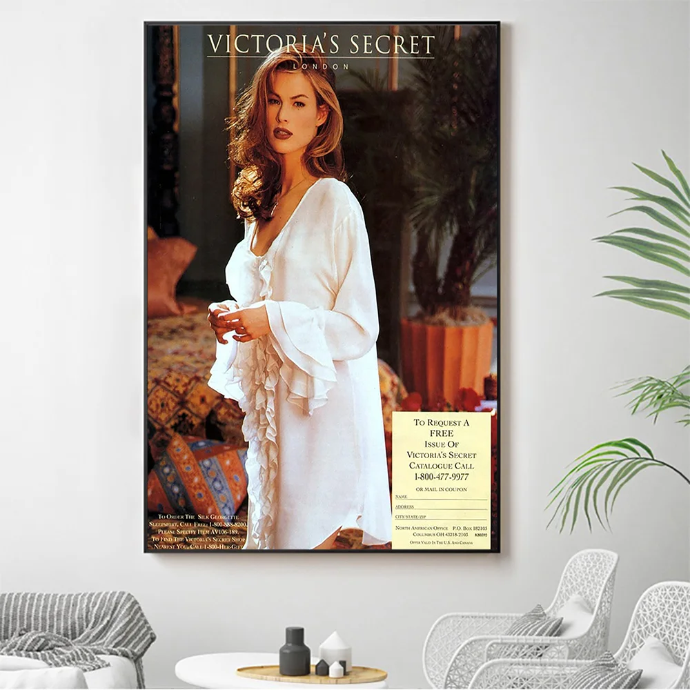 Silk Cloth Wall Poster Meghan Douglas Sexy Model Star Art Home Decoration Gift