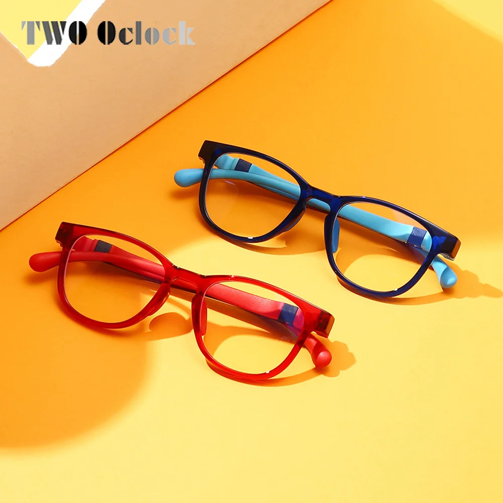 High Quality Kids Blue Light Glasses without Graduation Child Clear Computer Spectacles Zero Prescription Medical Glasses Frames