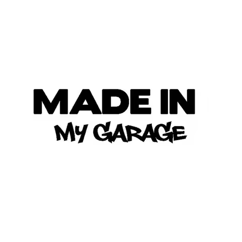Funny MADE IN MY GARAGE Styling Car Stickers Automobiles Motorcycle Body Covers Exterior Accessories Vinyl Decals
