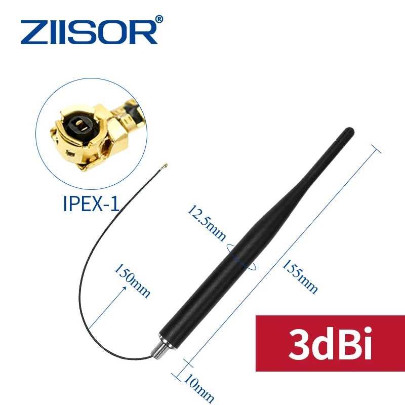 Passive Antenne 868 MHz LoRa 868 MHz Antenne Meshtastic Omnidirektional RP SMA Stecker Antennen LoRaWAN für Drahtlosmodul-Antenne