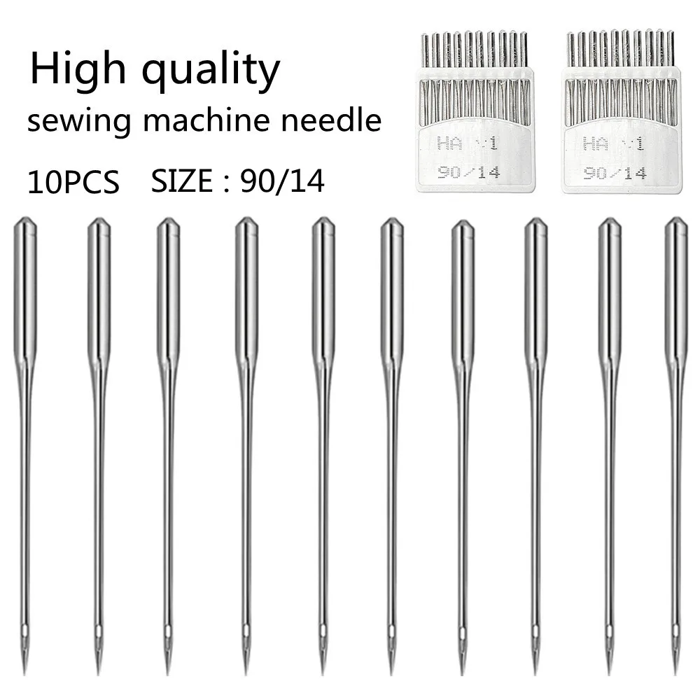 10Pcs/Set Silver High-quality household  sewing machine needles   Universal Sewing Needle Accessories Household Sewing Tools