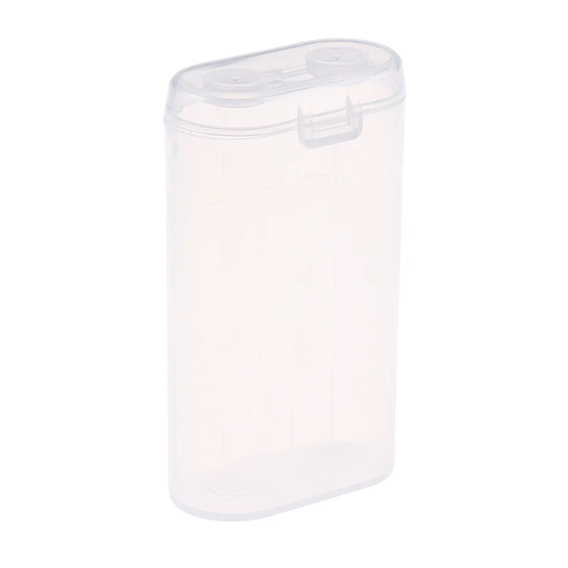 Boîte de rangement en plastique transparent, étui de sécurité étanche pour 2 spams, support de batterie portable, vente en gros, 18650