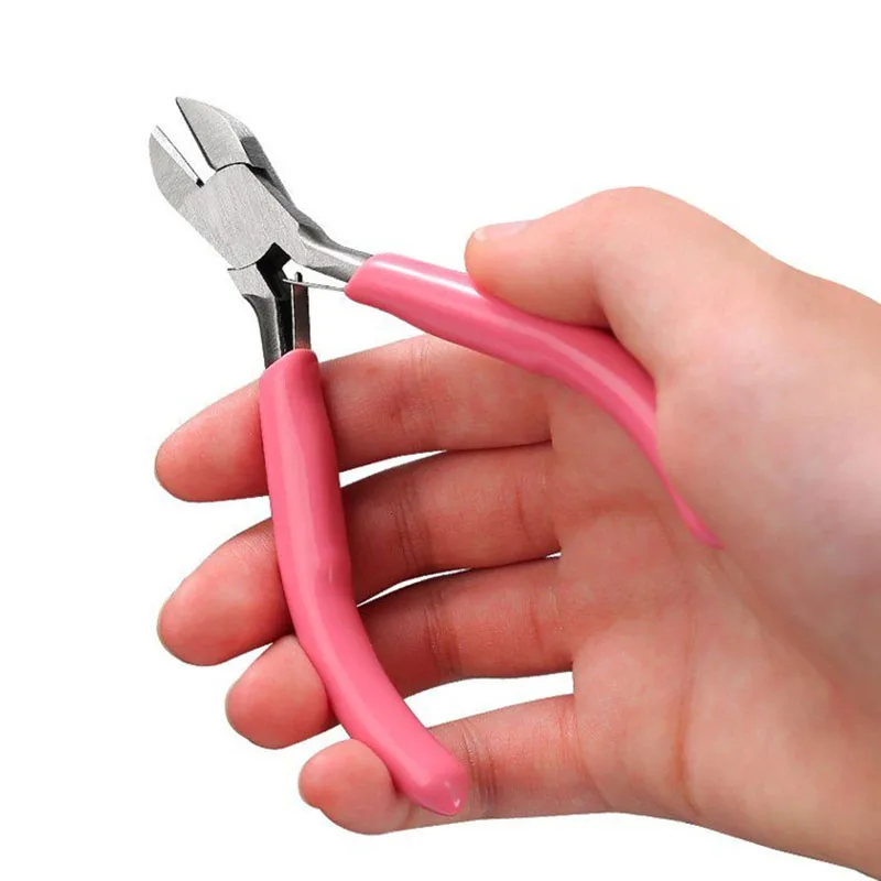 Cute Jewelry Pliers Pink Color Handle Anti-slip Splicing and Fixing Tools & Equipment Kits for DIY Jewelery Making Accessories