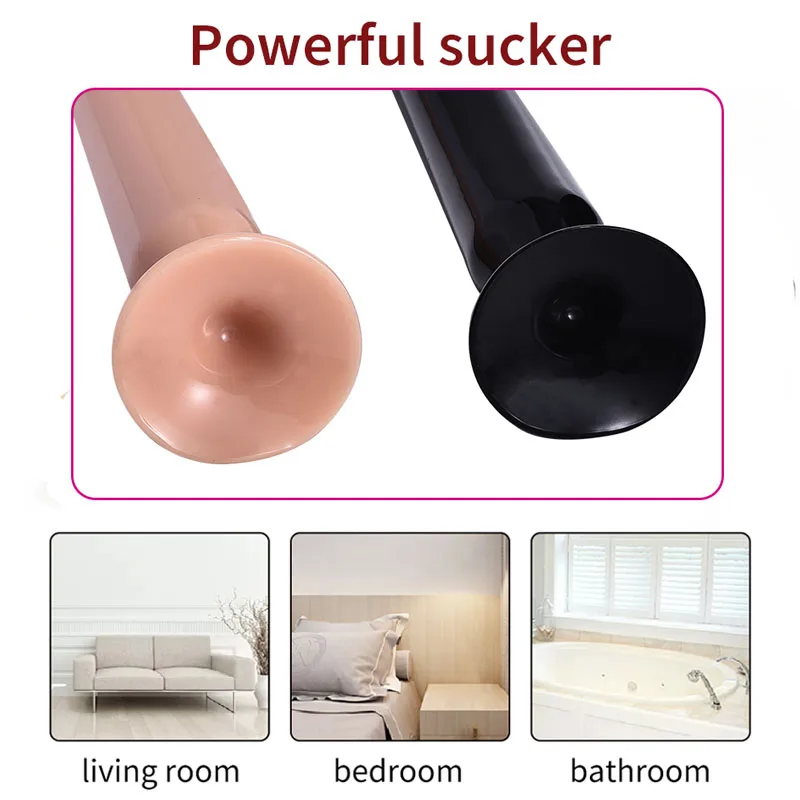 Consolador Anal superlargo de 50cm para hombres y mujeres, juguetes de tapones anales trasero de silicona enormes, dilatador de ano Gay, expansor de