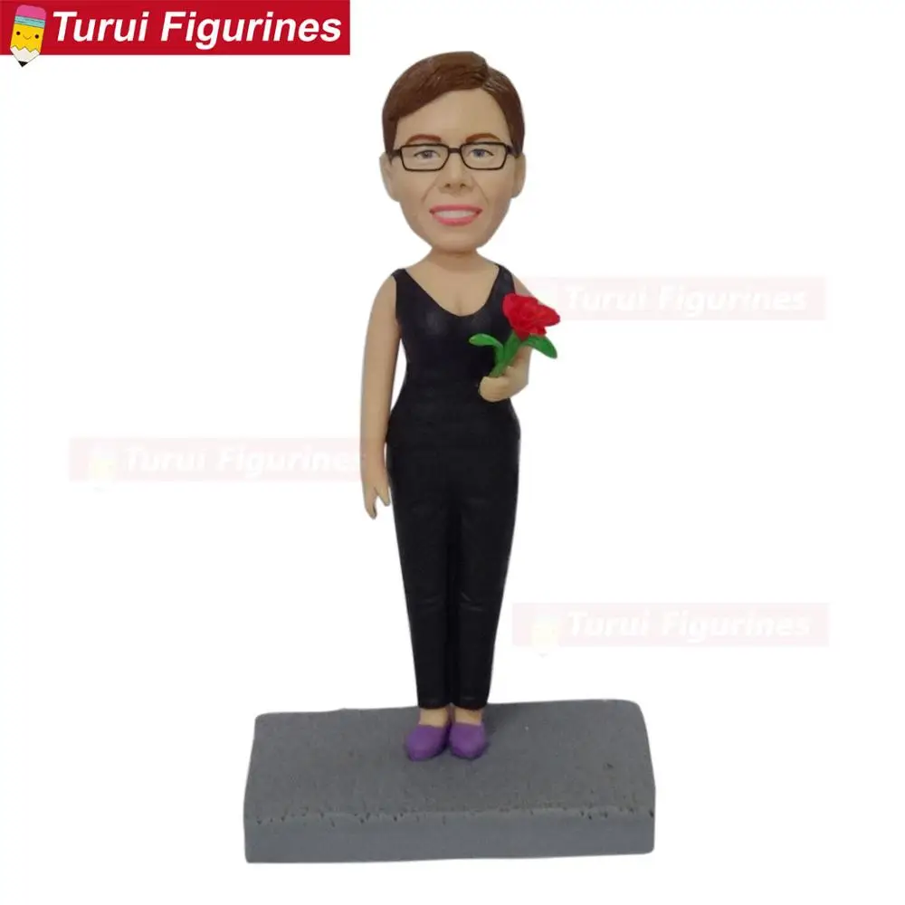 

custom head statue adult womens figure sculptures figurines from pictures Personal Sculpture customize bobblehead figurines doll