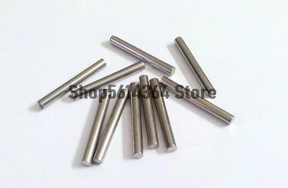 3mm Dia  Stainless Steel Solid Round Shaft Rod Axles for RC Toy Car With Length 10-50mm 20 Pcs