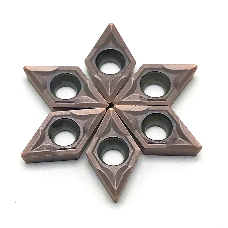 เครื่องมือ CNC dcmt 070204เครื่องกลึงโลหะแบบสอดเครื่องมือกลึงคาร์ไบด์ภายใน VP15TF DCMT070204