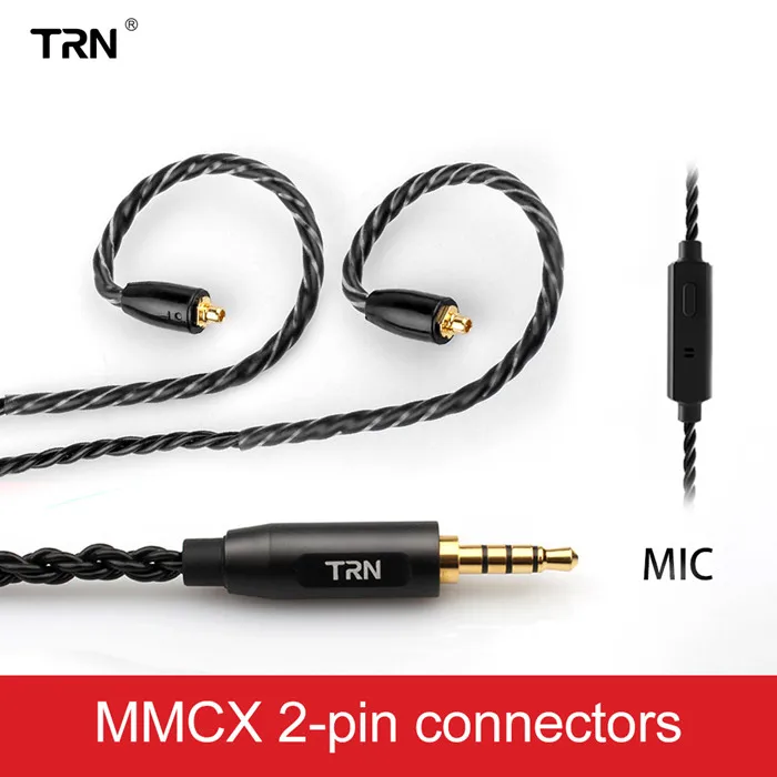 TRN A3 6芯高純度銅イヤホンアップグレードケーブル 3.5mm MMCX/2ピン