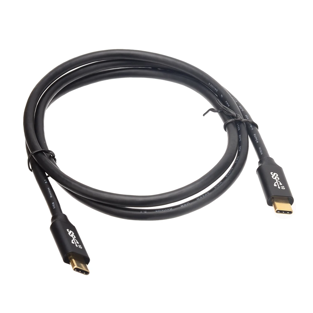 100W PD USB C ถึง C สาย USB 3.1 Gen2 10Gbps Type-C ชายชายสําหรับ MacBook Air iPad pro 2020 4K 0.5m 1m 2m 3m ตัวเลือก