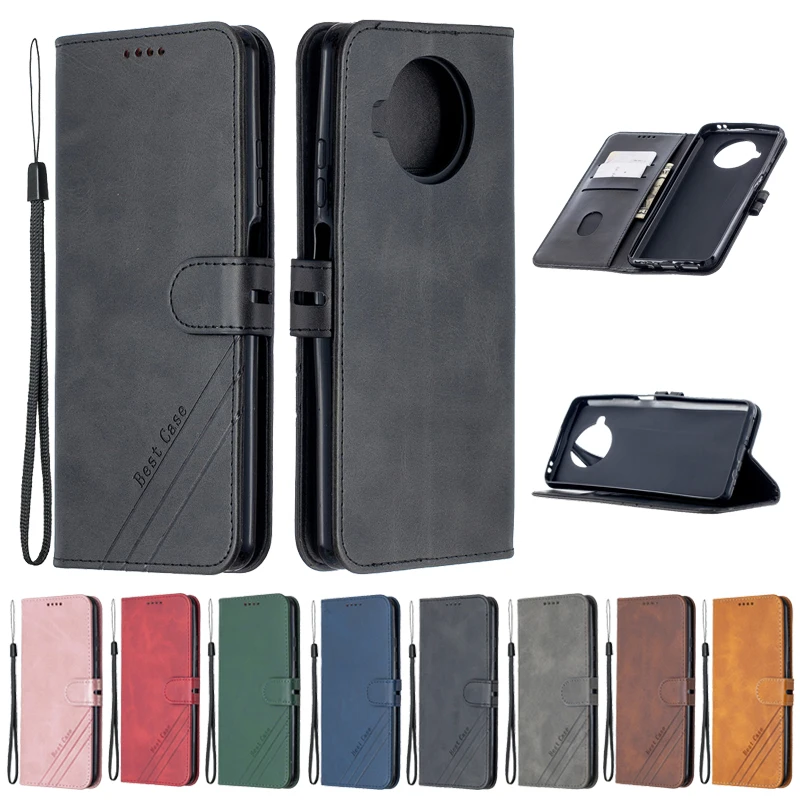 on For Xiaomi Mi 10T Lite Case Leather Flip Case For Xiomi Xiaomi Mi10T Lite 5G Mi 10 T 10t Pro Phone Cases Wallet Cover Etui