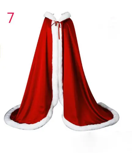 Victoriaanse Bridal Cape Elves Cape Satijn Bruiloft Mantel Capuchon Met Faux Fur Trim Kerst Cape Handgemaakte Middeleeuwse Mantel