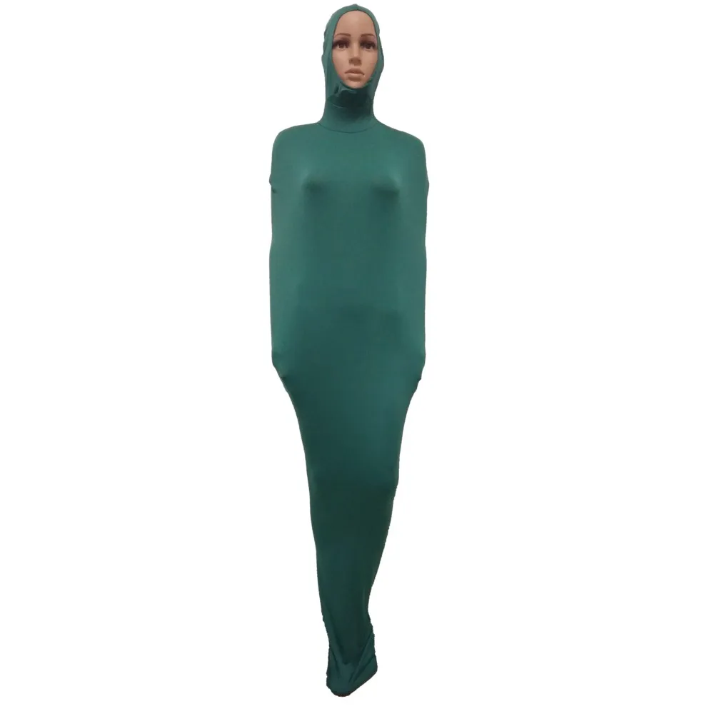 

Cosplay Lingerie Woman Bondage Clothes Zentai Suit Full Tight bodysuit Mummy Bag Stage Props Sexy Adult Fancy Dress open face