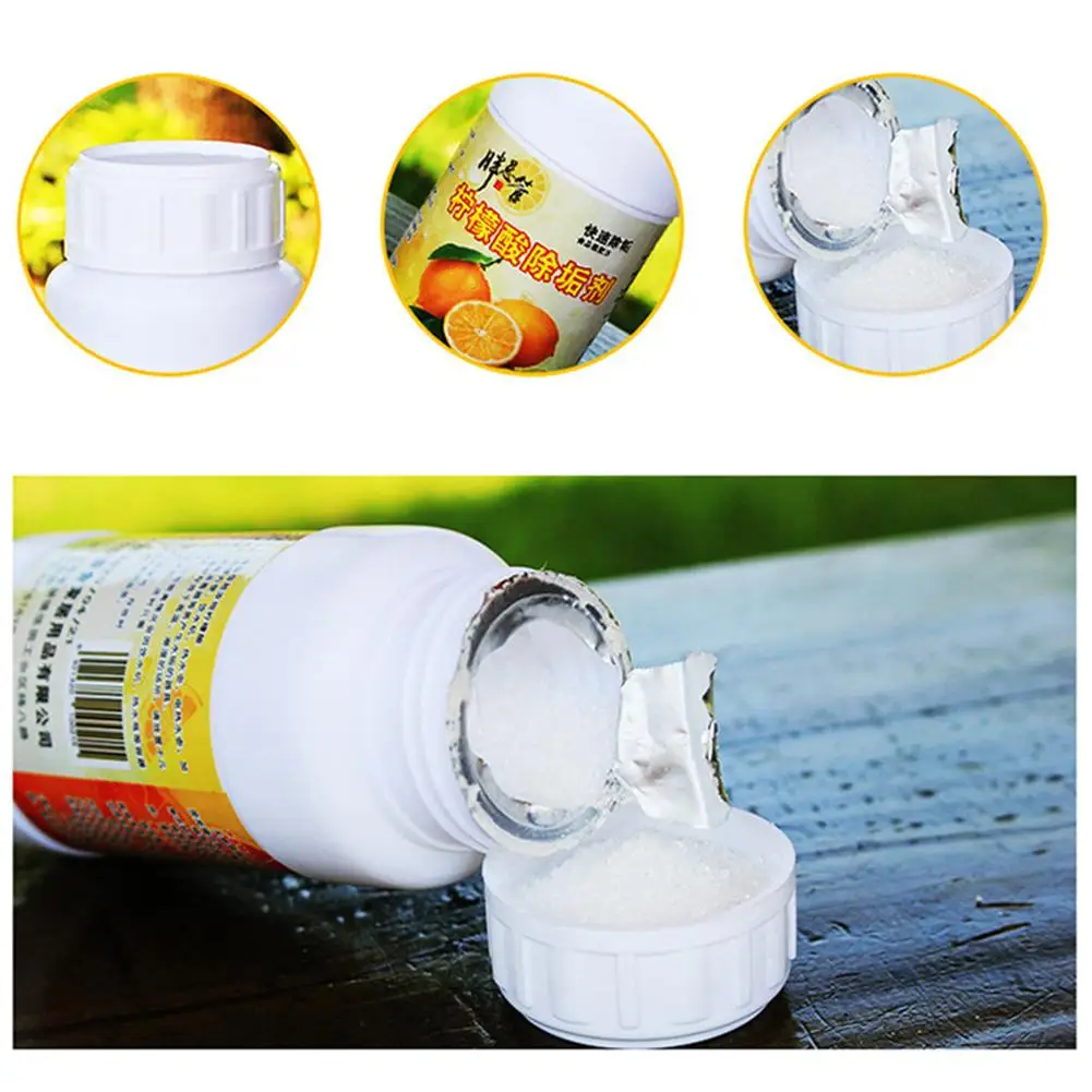 Lemon Citric Acid Stain Scale Remover Tea Pot Cooktop Cleaner Kettle Descaling Agent Household Cleaning Chemicals