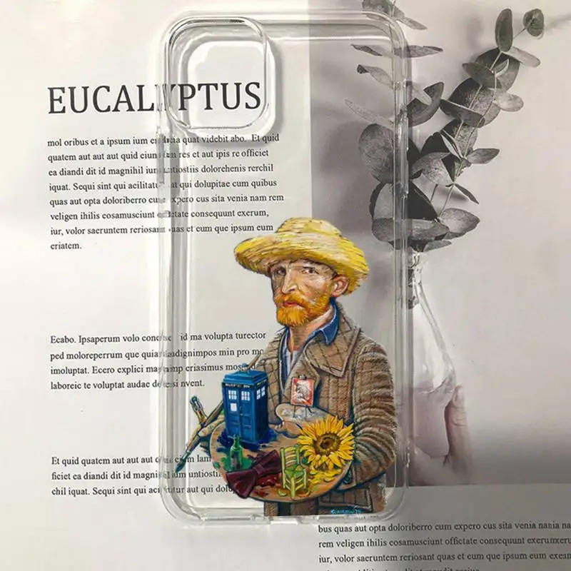 Art Aesthetic Vincent Van Gogh Starry Night flower Phone Case for iPhone 11 12 13 mini pro XS MAX 8 7 6 6S Plus X 5S SE 2020 XR