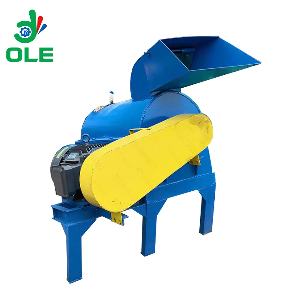 Saving Energy Electric Olive Tree Charcoal Wood Crusher Machine