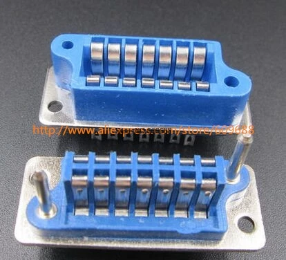 Tomada da aviação do retângulo socke, pinos resistentes do conector AZ-14J/k 14