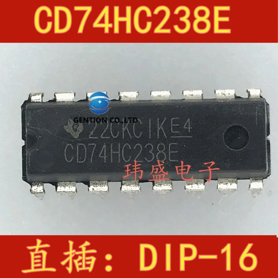 

10 шт. 74HC238 CD74HC238E DIP16 logic chip в наличии 100% новый и оригинальный