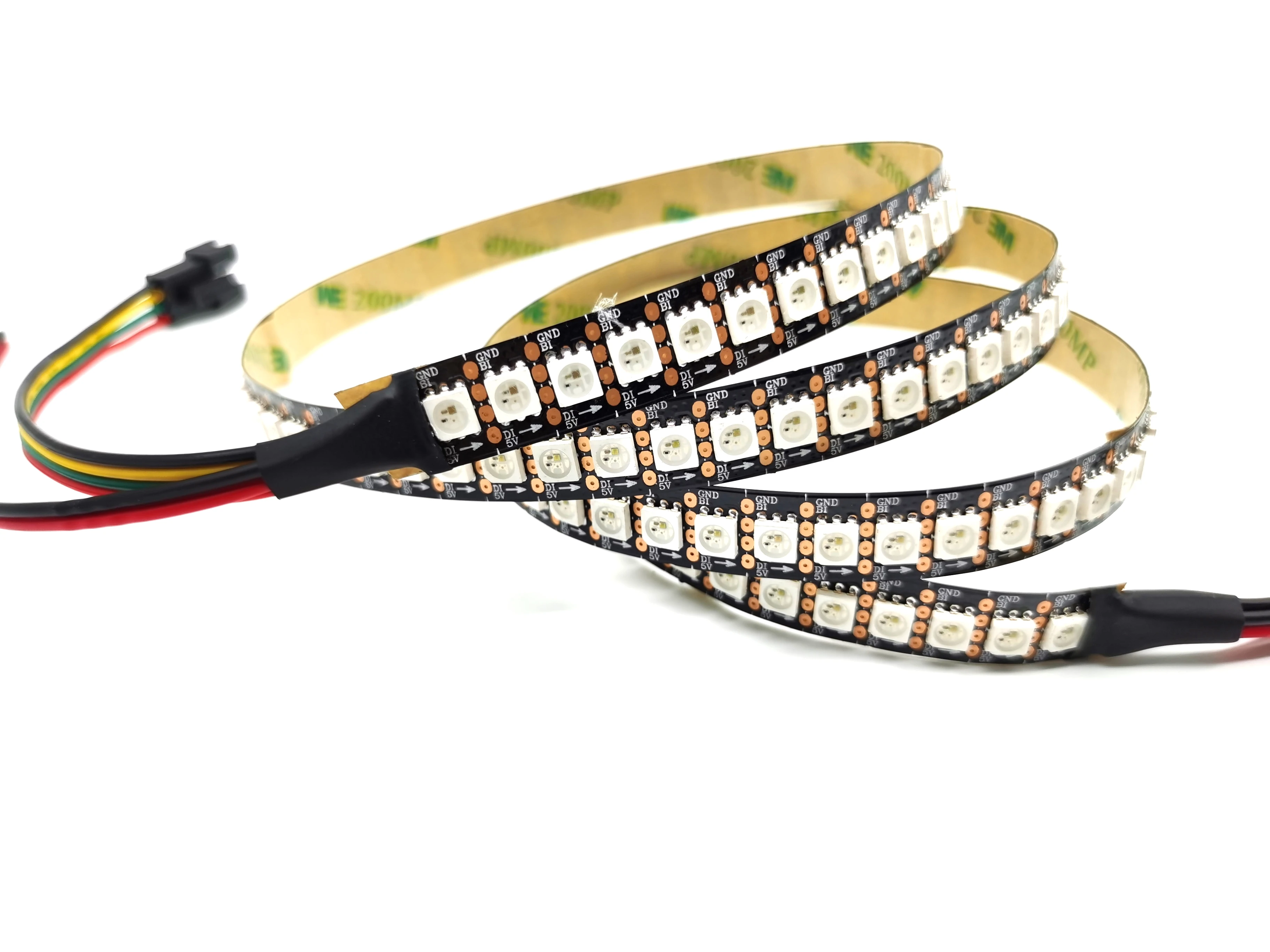 

WS2813 RGB Led Strip 30/60/144 Pixels/Leds/m Dual-Signal Led Individual Addressable DC5V Black/White PCB