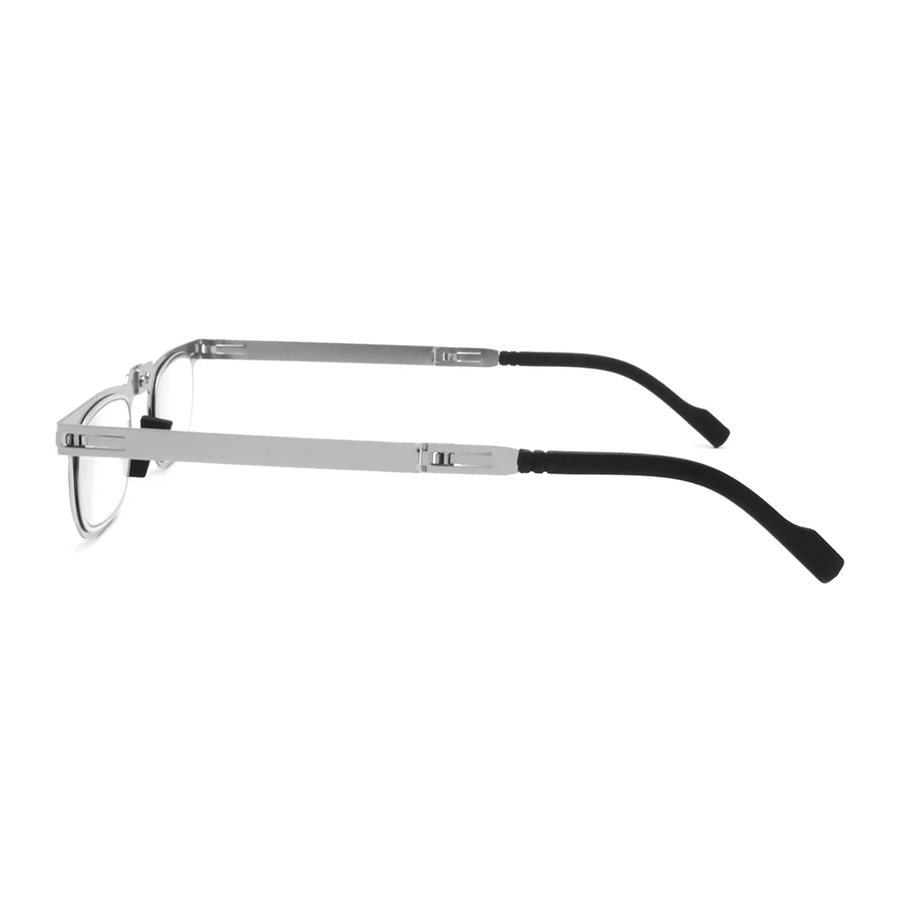 IENJOY Stainless Steel Reading Glasses Blue Light Blocking Eyeglasses Men Presbyopia Glasses Foldable Mini Eyeglasses Frame