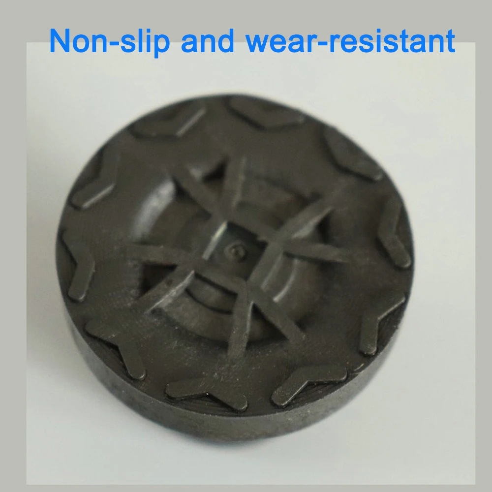 Non-Slip Rubber Ferrules, Replacement for Walking Stick, Round Base, Rubbers Tips, 4 Pieces, 12mm