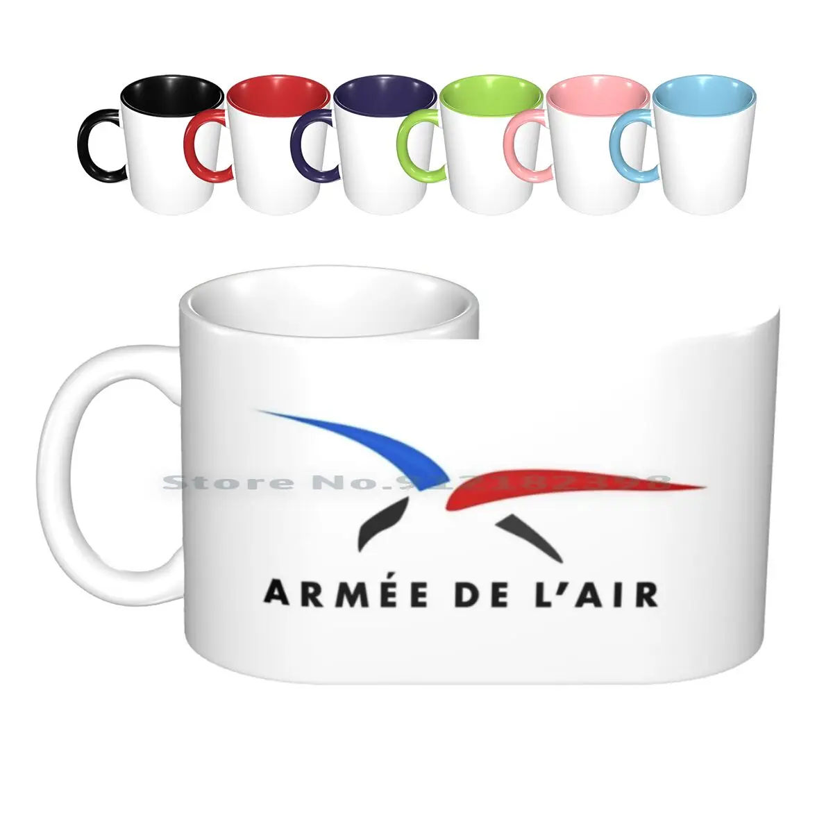 Logo Of The French Air Force Ceramic Mugs Coffee Cups Milk Tea Mug Logo Of The French Air Force Armee De Lair Army Of The Air