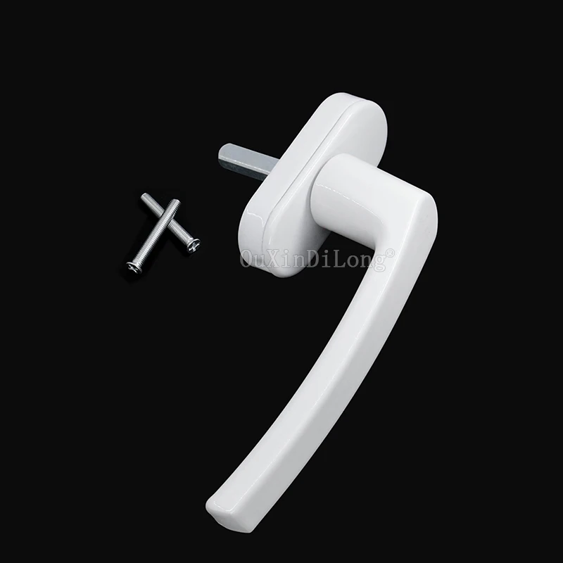 1PCS White Aluminum Alloy Transmission Window Handle Universal Door Handle for Double Glazing White Door Turning Handle GF9