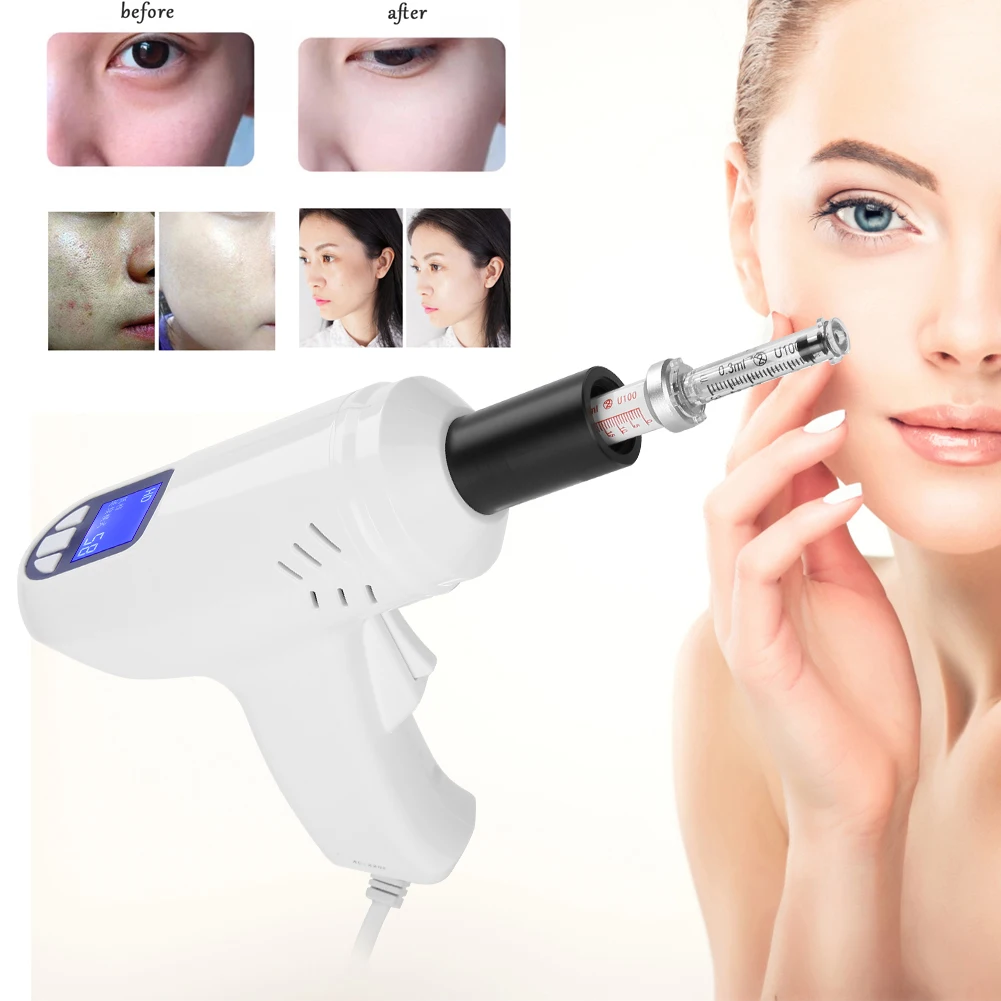 Niet-invasieve Verstuiver Hyaluronzuur Micro Injector Rimpel Verwijderen Pen Reparatie Rood Bloed Verdunnen Sproet Anti-Aging Beauty gereedschap