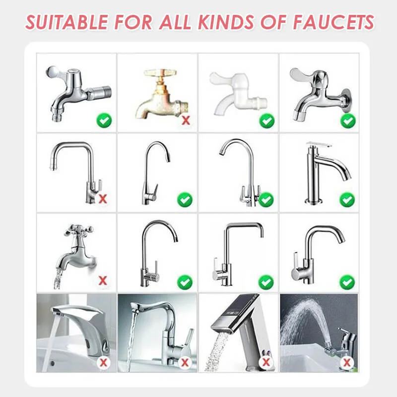 Kitchen Faucet Filter 5 Layers Water Purifier Filters Activated Carbon Filtration Spray Head Tap Nozzle Clean Faucet Accessories