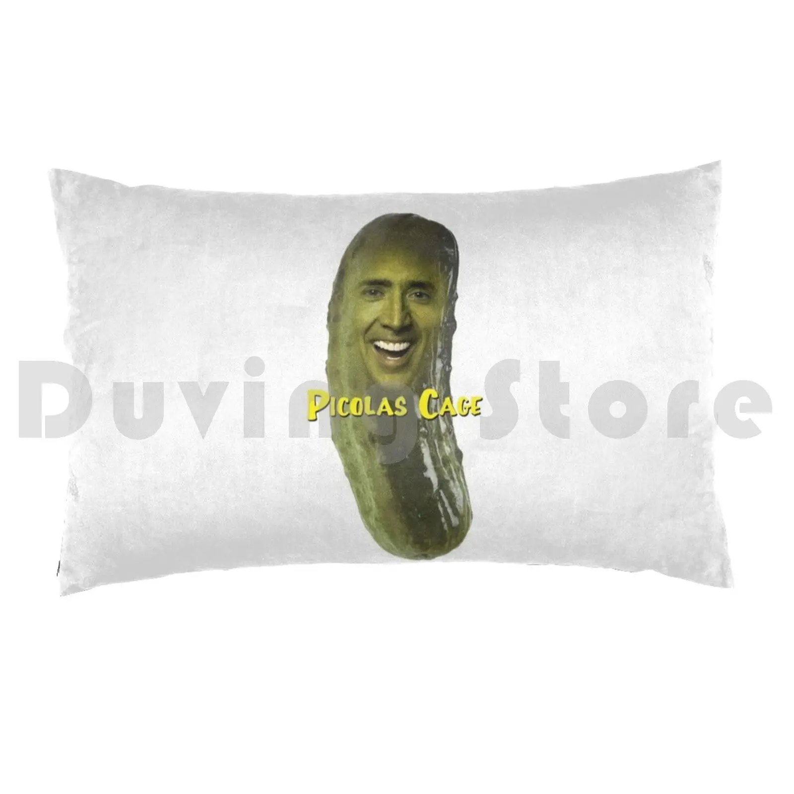 Picolas CagePillow case Pickle Picolas Pickolas Nicolas Cage Meme 4chan Dank Meme Funny Nicholas Nickolas