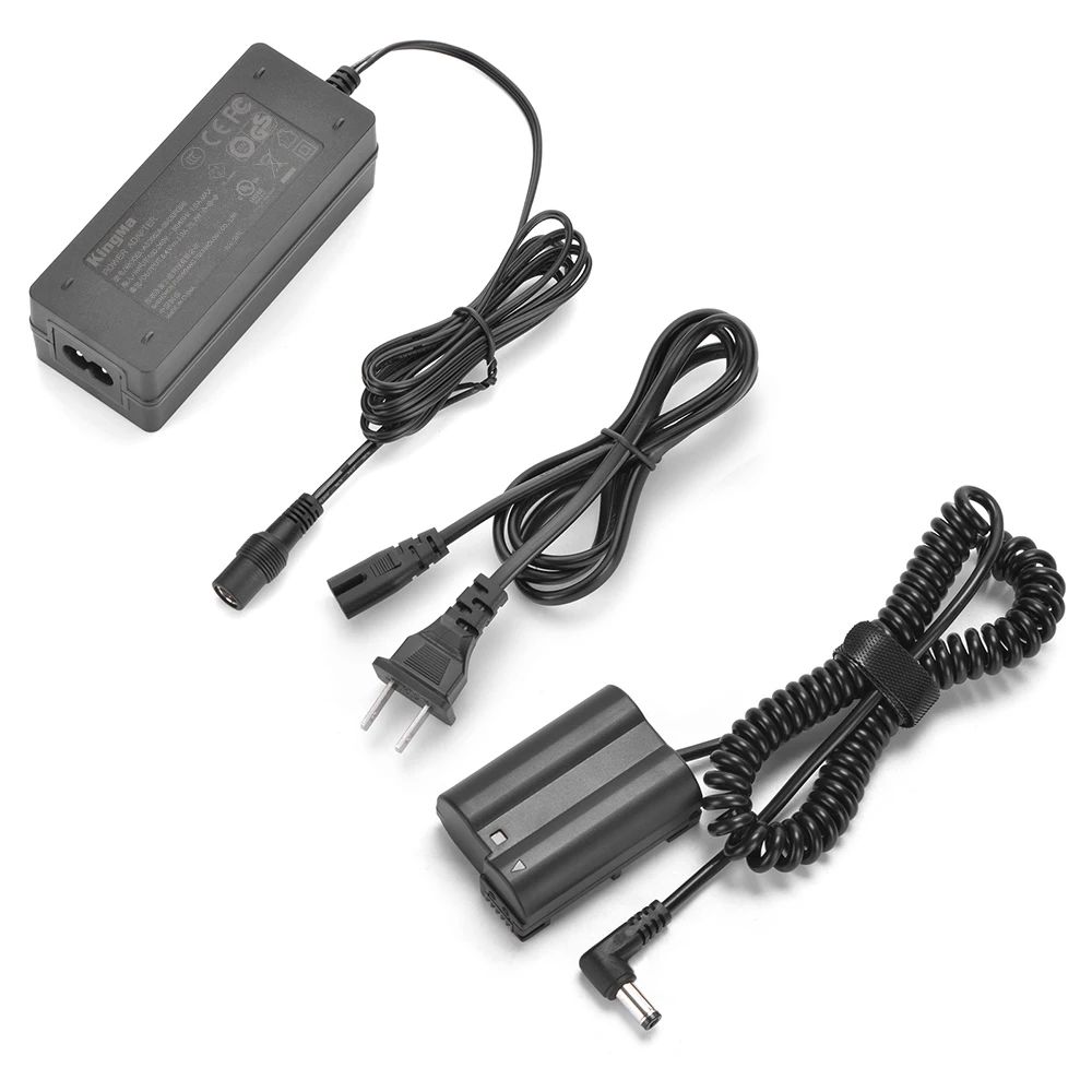 KingMa EN-EL15 Dummy Battery AC Power Supply Adapter For Nikon Z5 Z6 Z6II Z7 Z7II D600 D610 D750 D780 D800 D800E D810 D810A D850