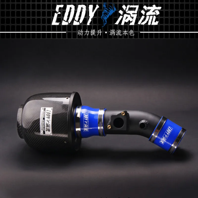 EDDY Intake System Air Intake Pipe & Carbon Fiber Air Filter for Toyota E'Z 1.6/1.8/2.0 2011 Engine Parts Car Accessories