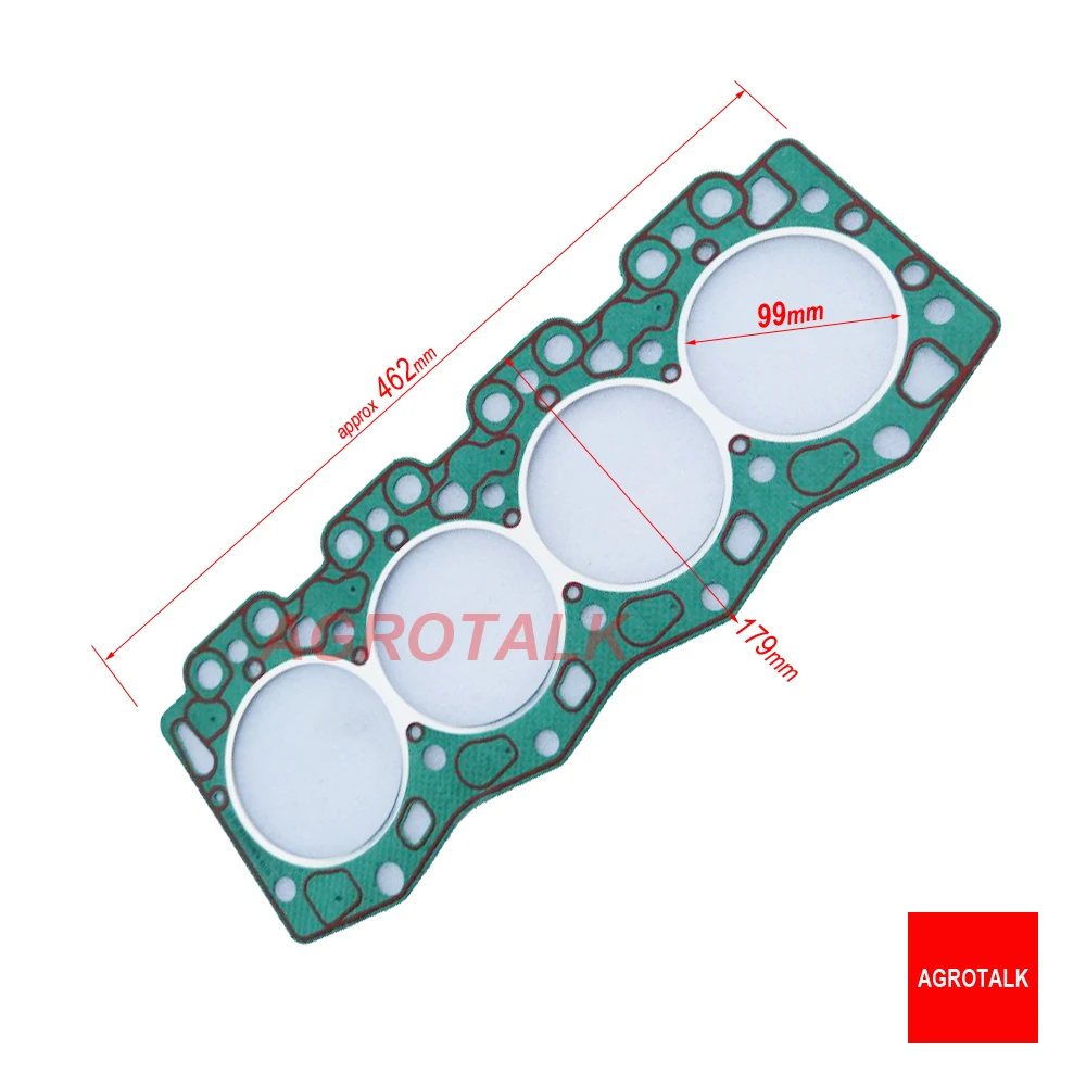 Cylinder Head Gasket / Oil Sump Gasket ZN490T-110001 for Changchai Engine ZN490BT / 4L68 / 4L88 / 4G33T / 4G33TC