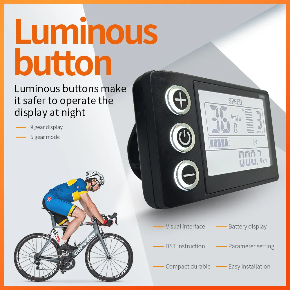 Digitallyページ 電動自転車変換キット,電動自転車用インテリジェントコントローラー